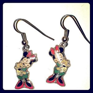 Fostergrant Disney Minnie Mouse enamel earrings